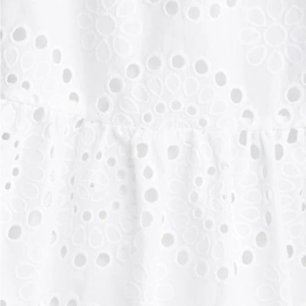 Lilly Pulitzer | Taviana Eyelet Dress - Resort White Circle Bloom Eyelet (4) - Picture 7 of 13